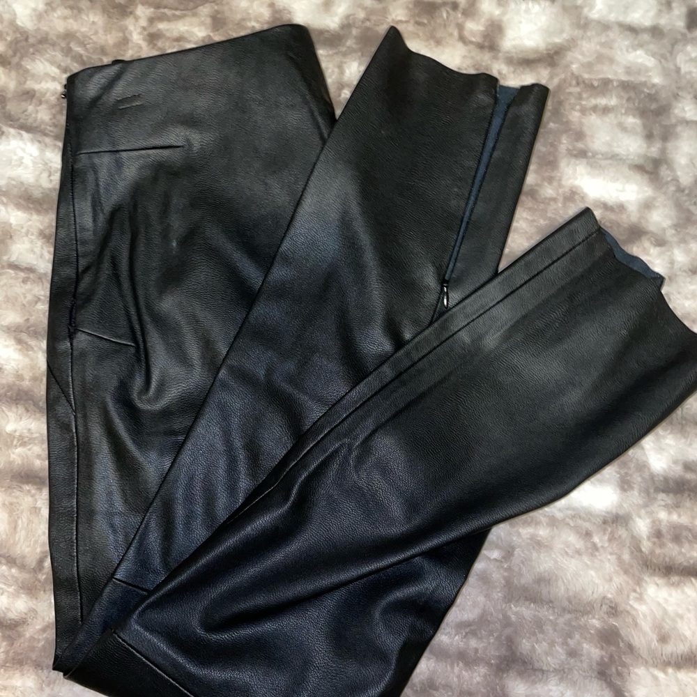 Zara pleather pants